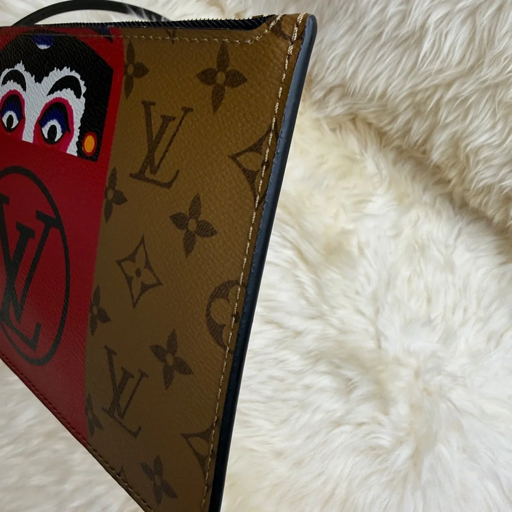 Louis Vuitton Limited Edition Kabuki Neverfull MM Pochette - Picture 3 of 8